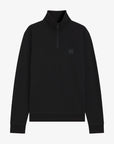 sweat-camionneur-boss-noir-coton-homme-a-plat