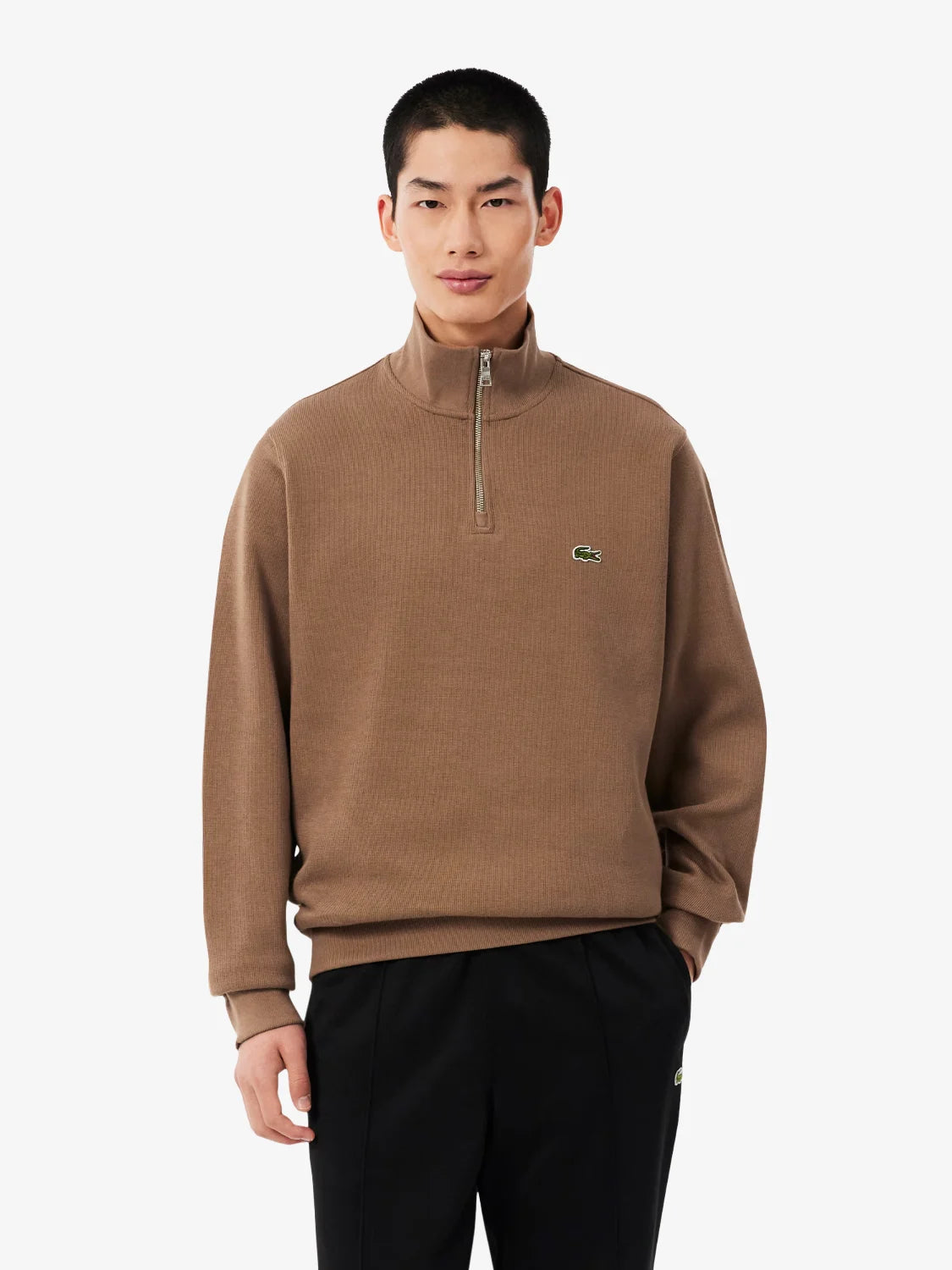 sweat-camionneur-lacoste-marron-face-sh1927-00-six