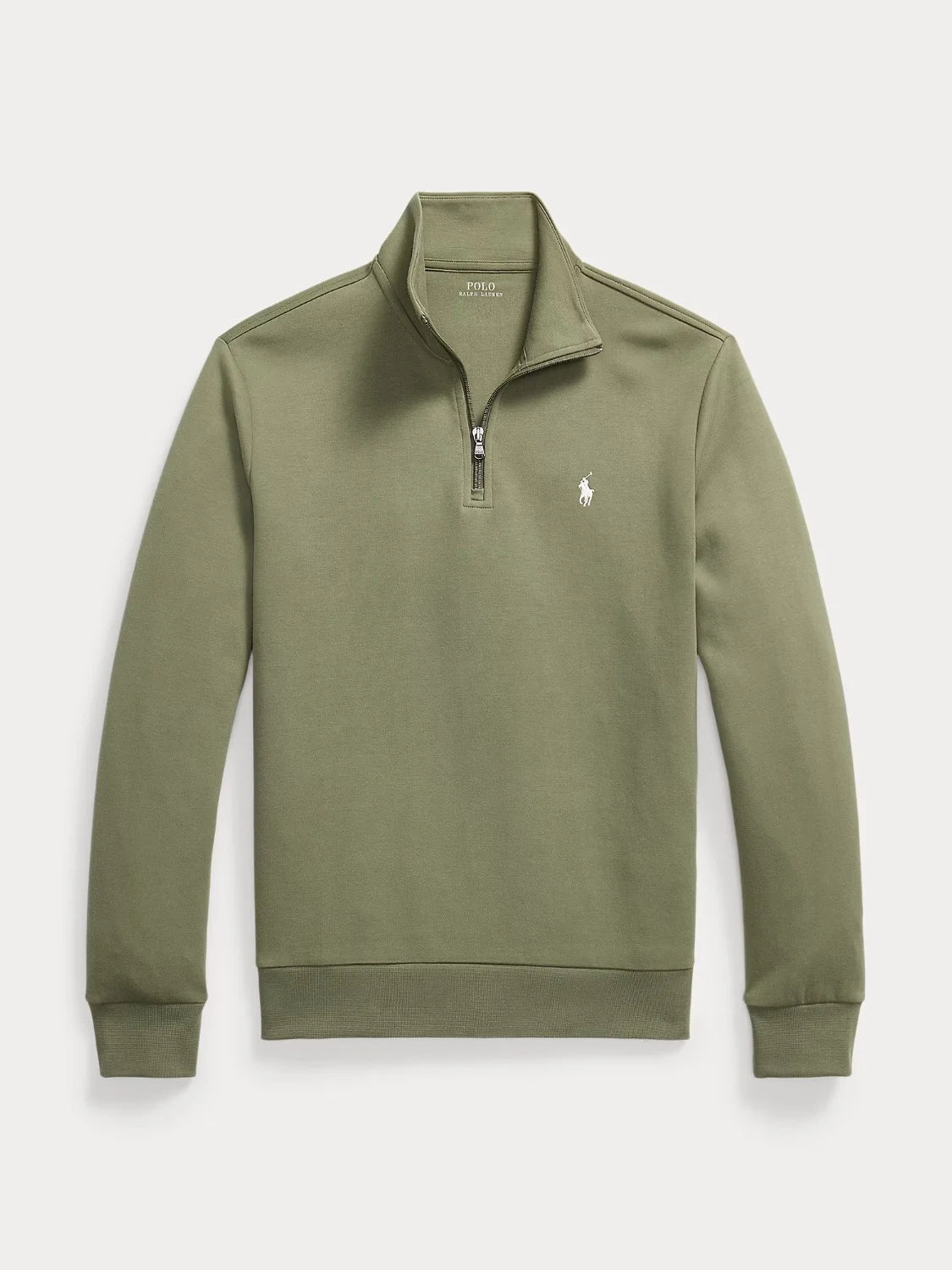 sweat-camionneur-ralph-lauren-kaki-homme-710P06234511-a-plat