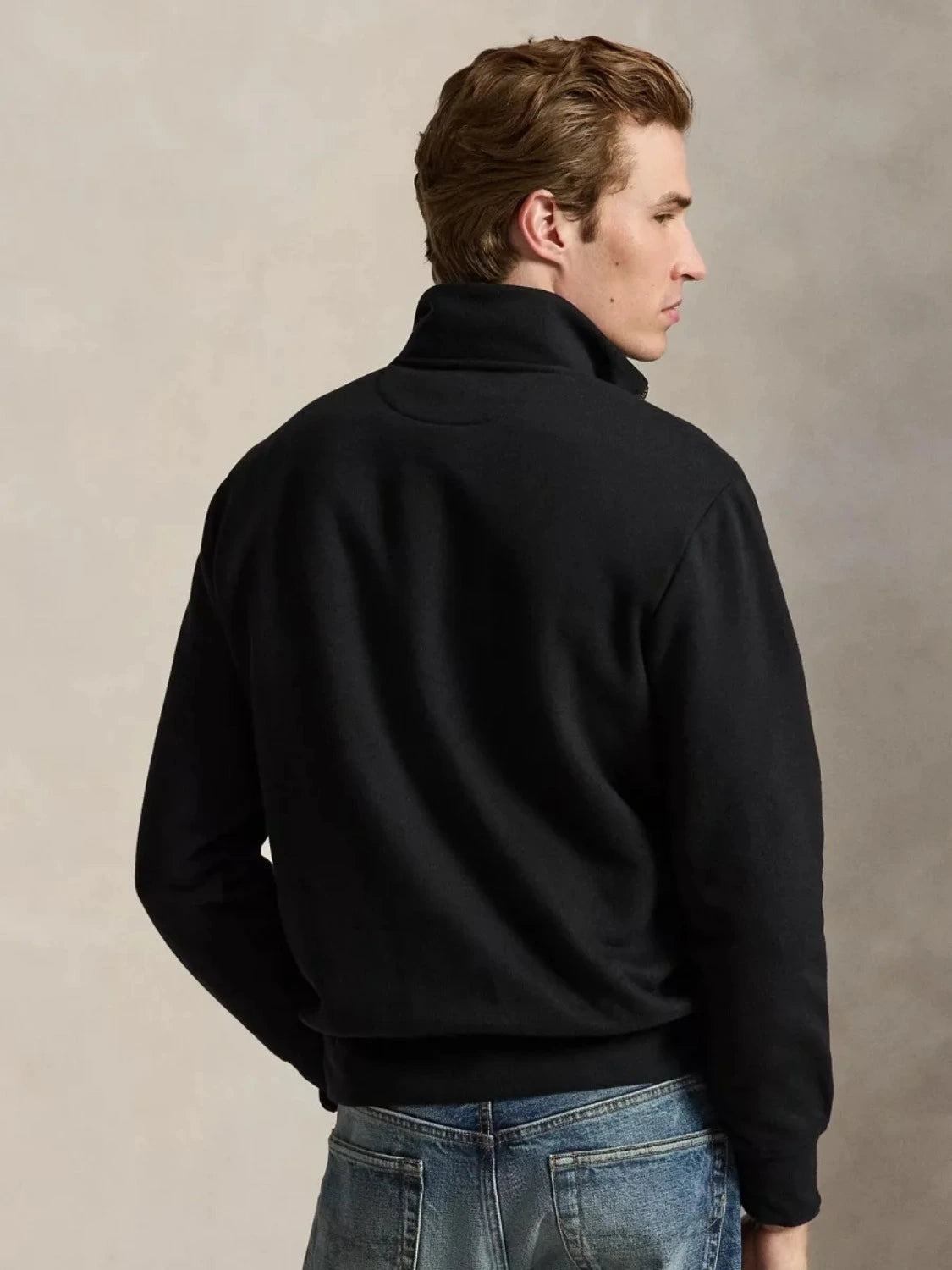 sweat-camionneur-ralph-lauren-noir-710B28291001-dos