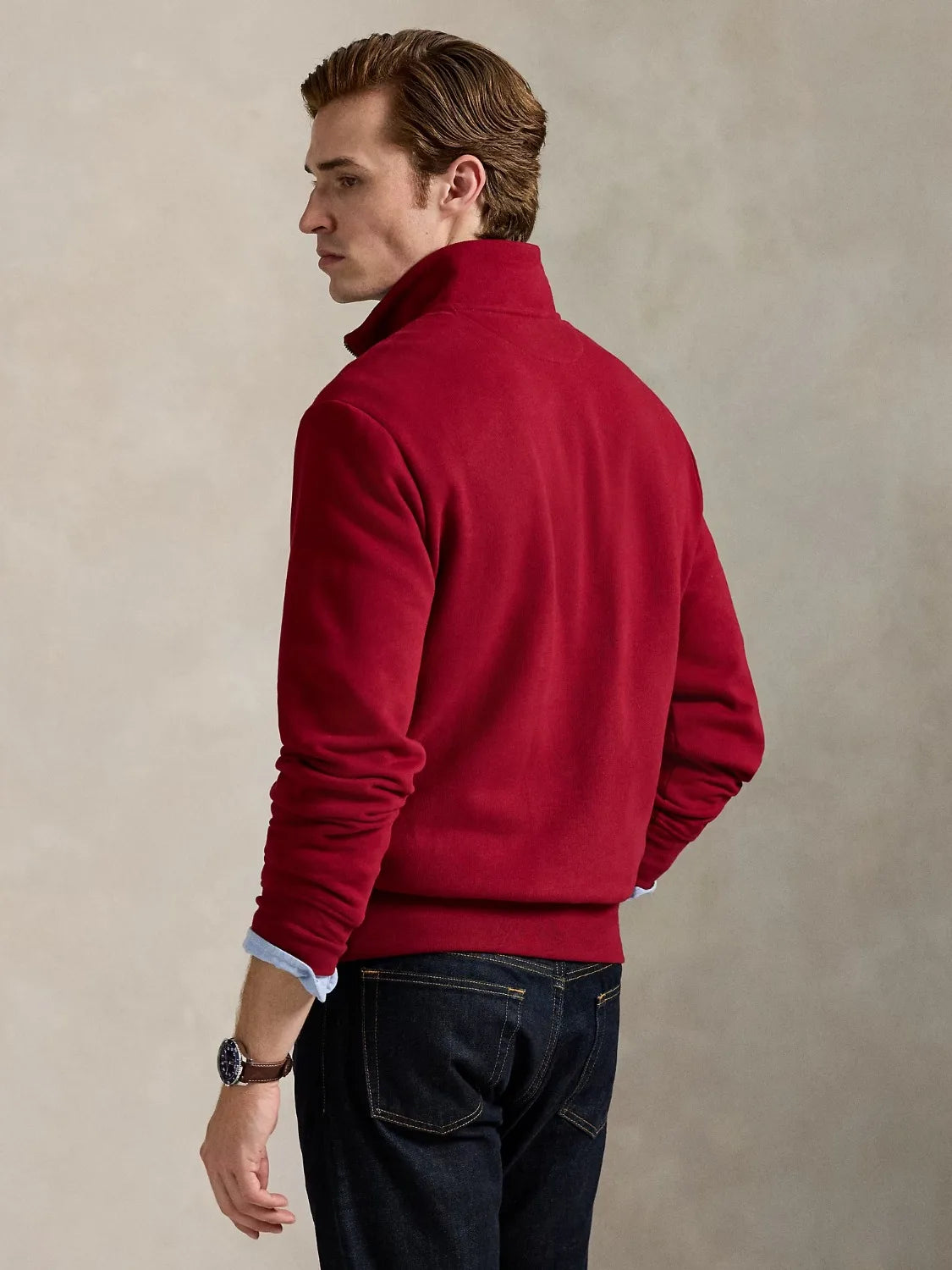 sweat-camionneur-ralph-lauren-rouge-homme-dos