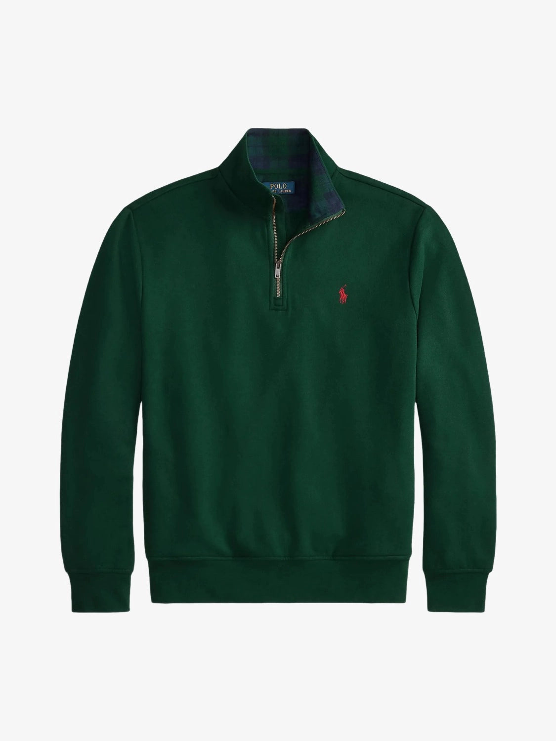 sweat-camionneur-ralph-lauren-vert-710B28291002-a-plat