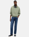 sweat-camionneur-tommy-jeans-kaki-porte