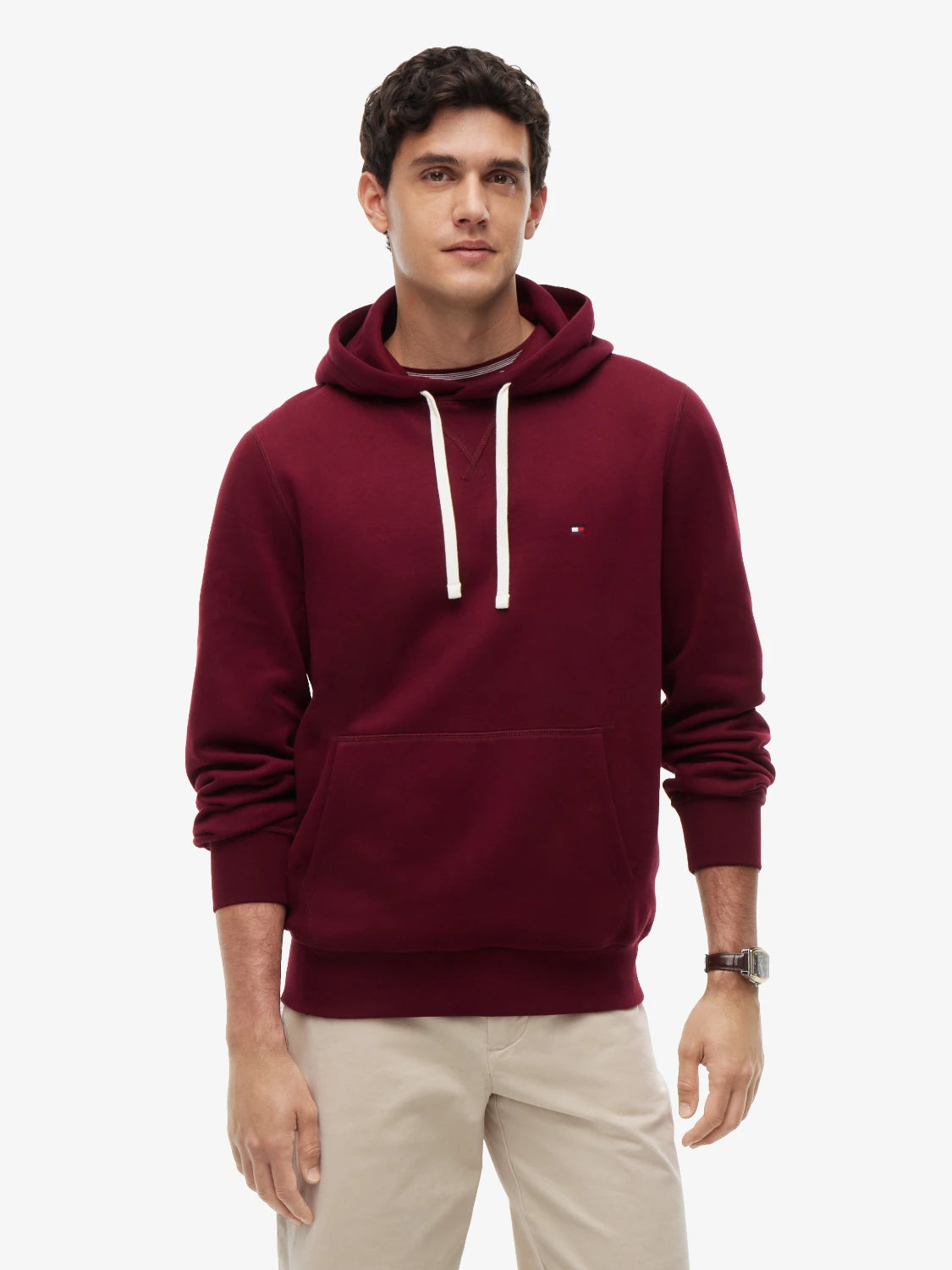 sweat-capuche-tommy-bordeaux-face-mw0mw39997vlp