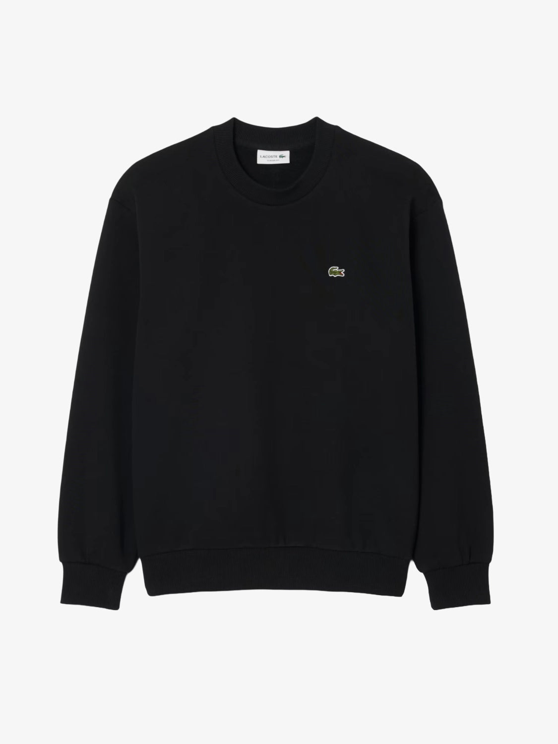 sweat-lacoste-noir-molleton-a-plat-sh8868-00-31