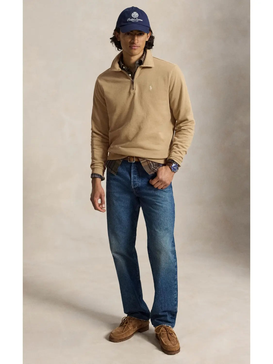 sweat-ralph-lauren-kaki-porte-710b18911003