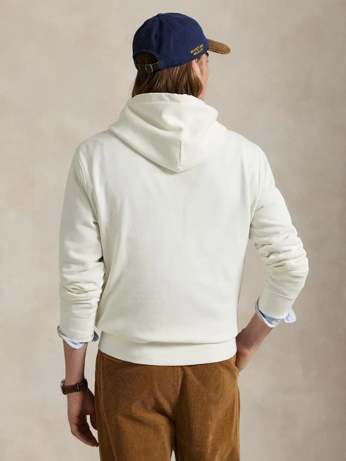 sweat-ralph-lauren-polo-bear-blanc-homme-dos