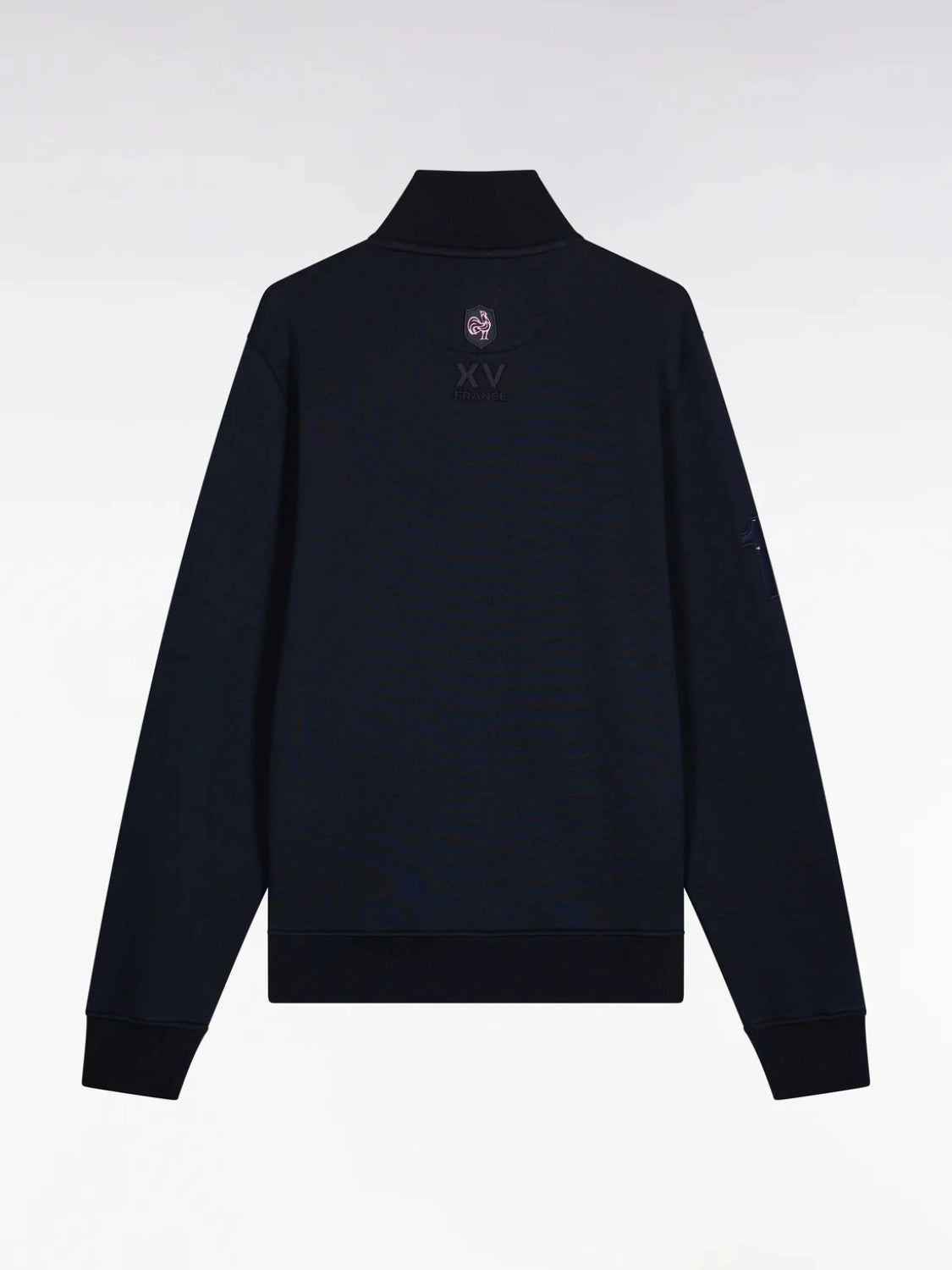 sweat-zippe-eden-park-homme-marin-a-plat