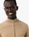 sweat-zippe-lacoste-marron-zoom-ah1957-00-six