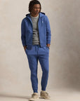 sweat-zippe-ralph-lauren-bleu-homme-porte