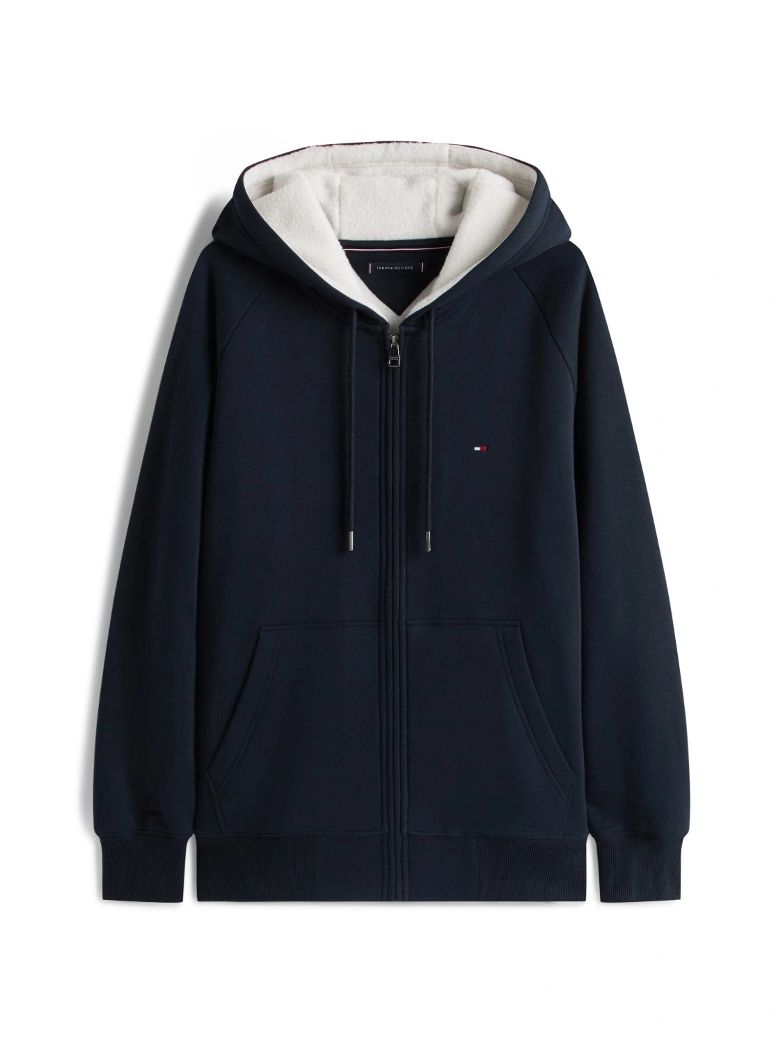 sweat-zippe-tommy-hilfiger-homme-marine-a-plat