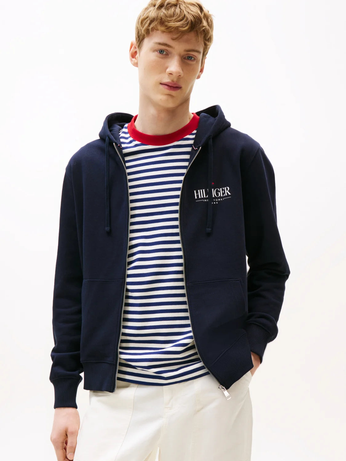 sweat-zippe-tommy-hilfiger-marine-homme-face