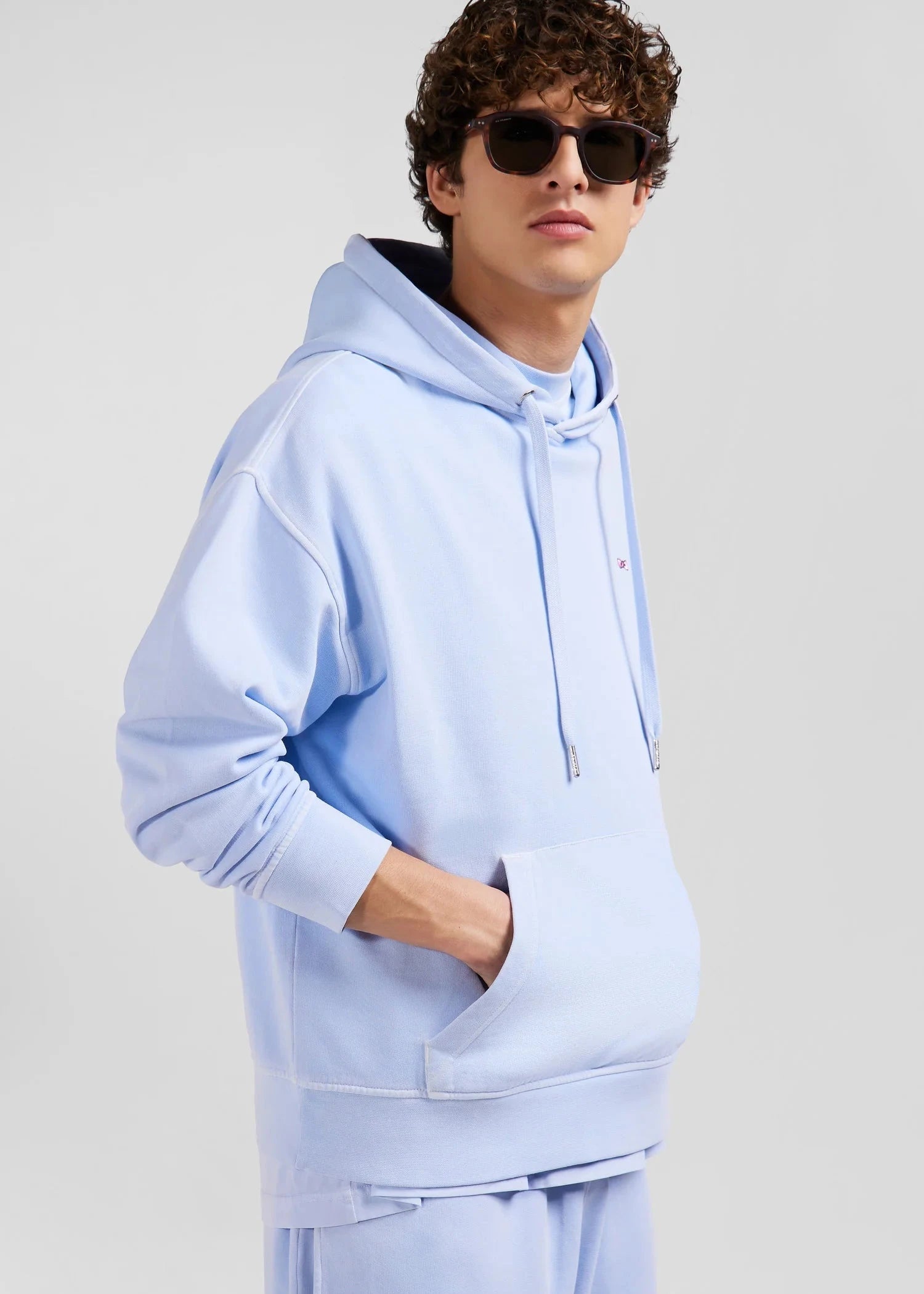 Sweat Oversized Eden Park bleu unisexe | Georgespaul 