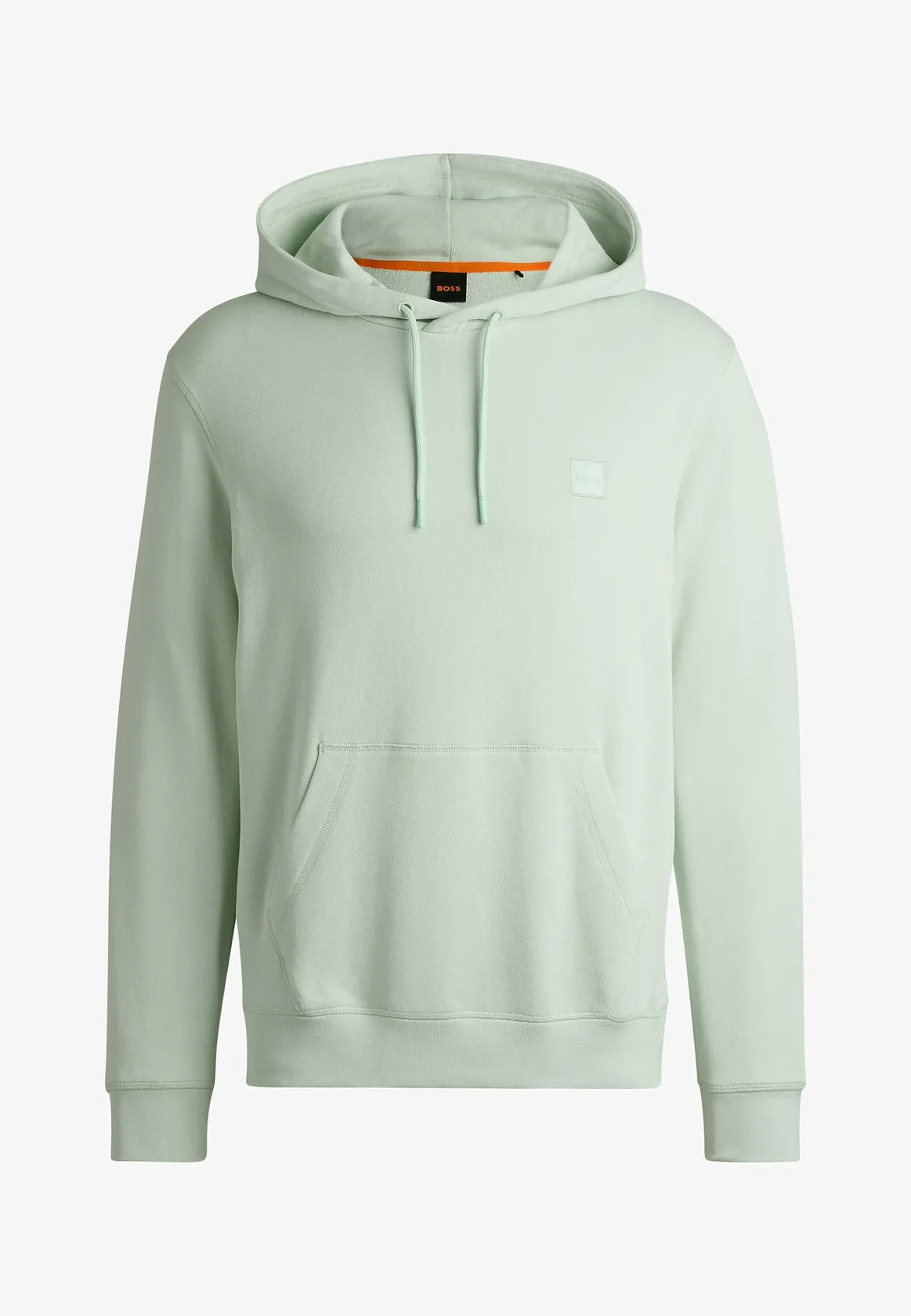 sweatshirt-boss-homme-vert-a-plat
