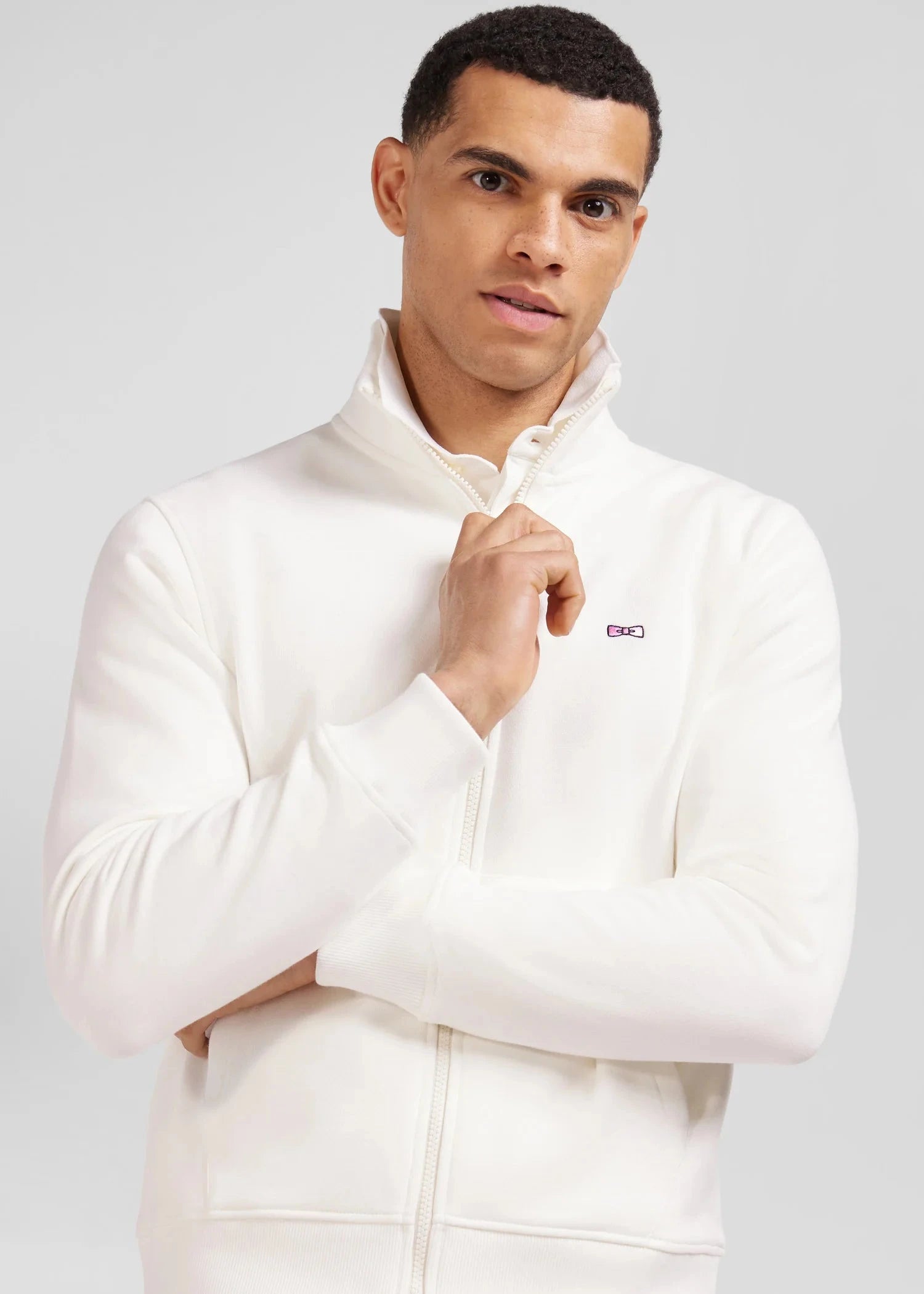 Sweat zippé Eden Park beige homme | Georgespaul    