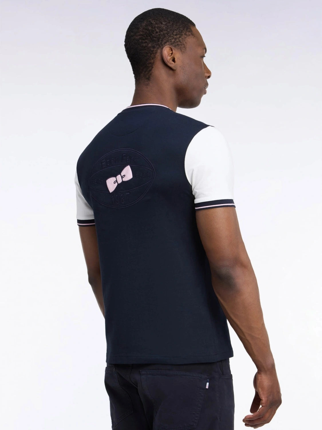 t-shirt-eden-park-marine-homme-H26MAITC0018BEC15-dos