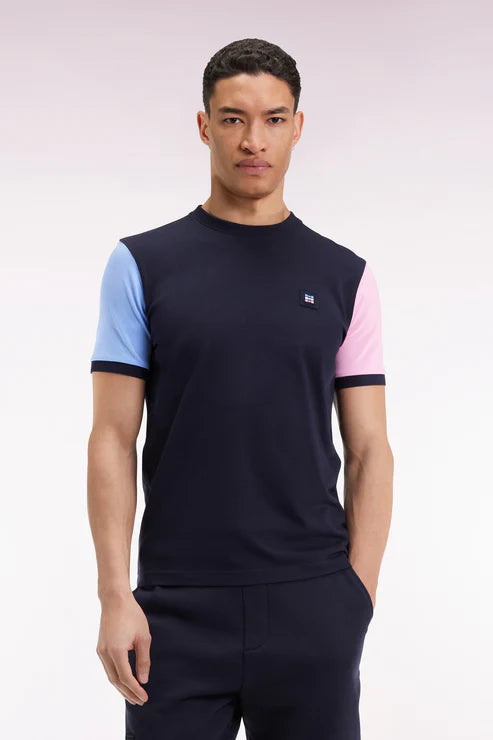 t-shirt-eden-park-marine-homme-face