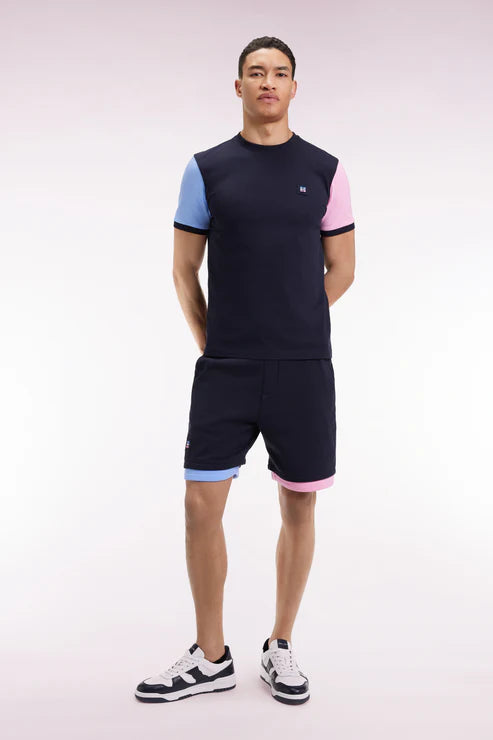 t-shirt-eden-park-marine-homme-porte