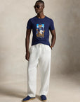 t-shirt-ralph-lauren-bear-marine-homme-710B21964001-porte-face