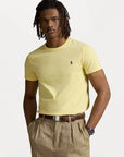 t-shirt-ralph-lauren-homme-jaune-face
