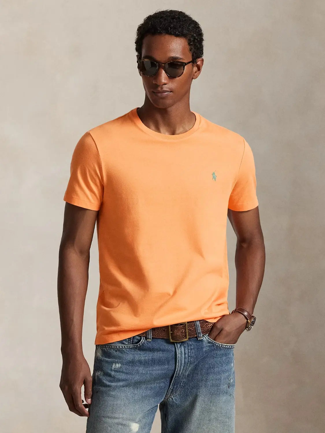t-shirt-ralph-lauren-orange-homme-710671438457-face