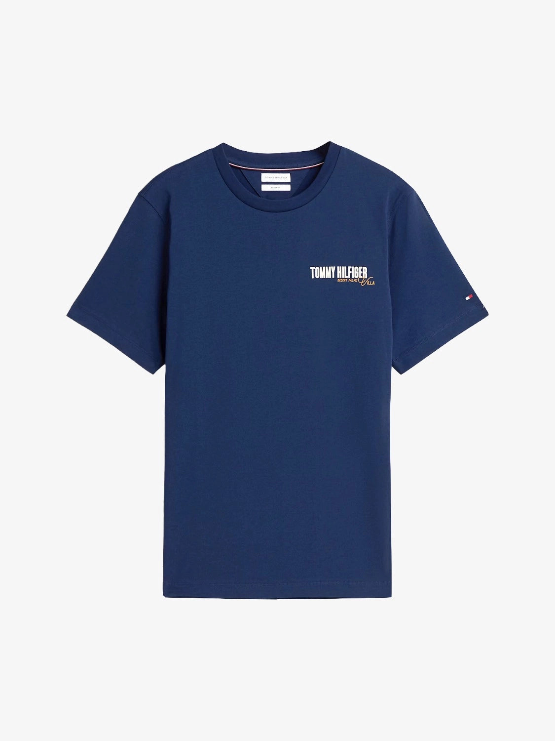 t-shirt-tommy-hilfiger-marine-homme-MW0MW43198DCC-a-plat