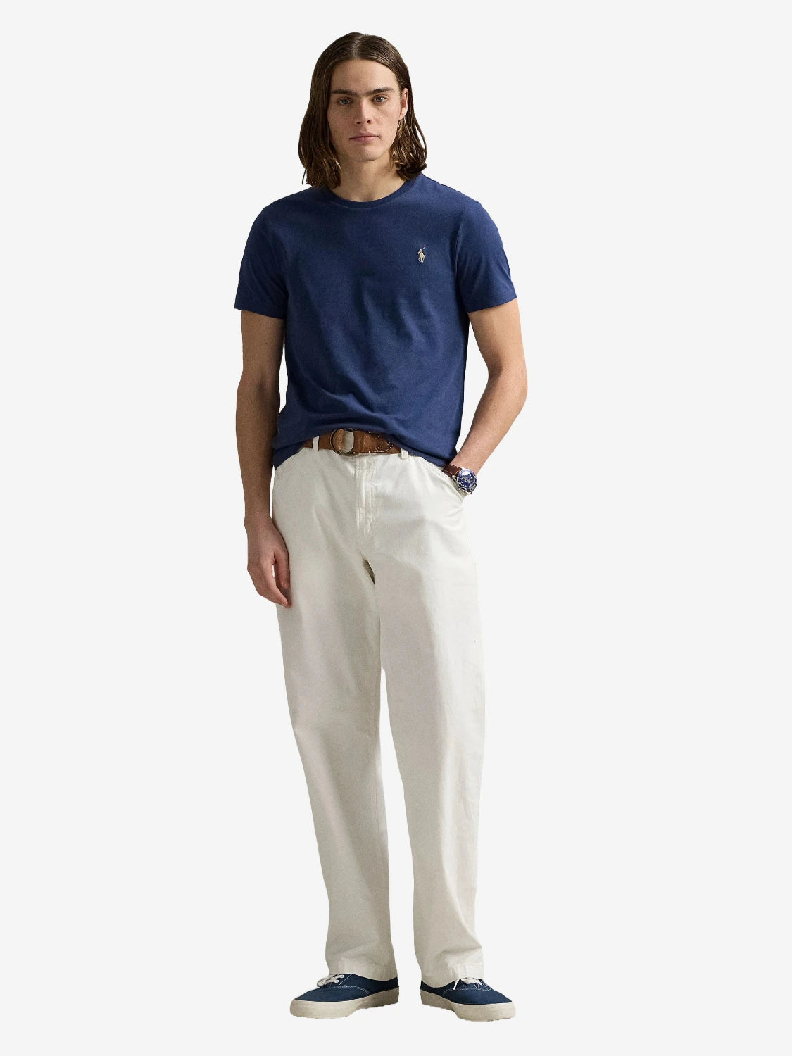 tee-shirt-ralph-lauren-homme-marine-porte