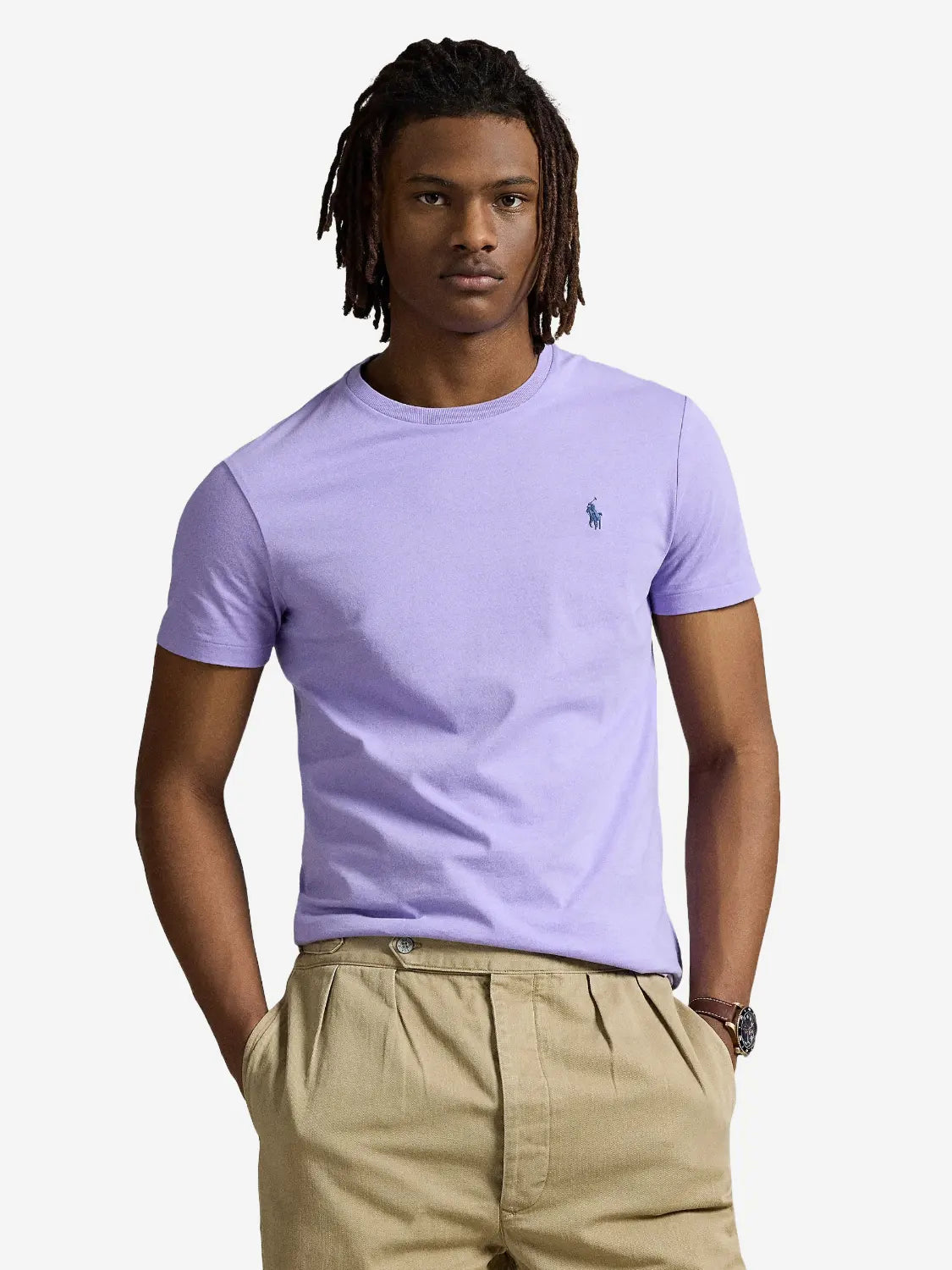 tee-shirt-ralph-lauren-homme-violet-face