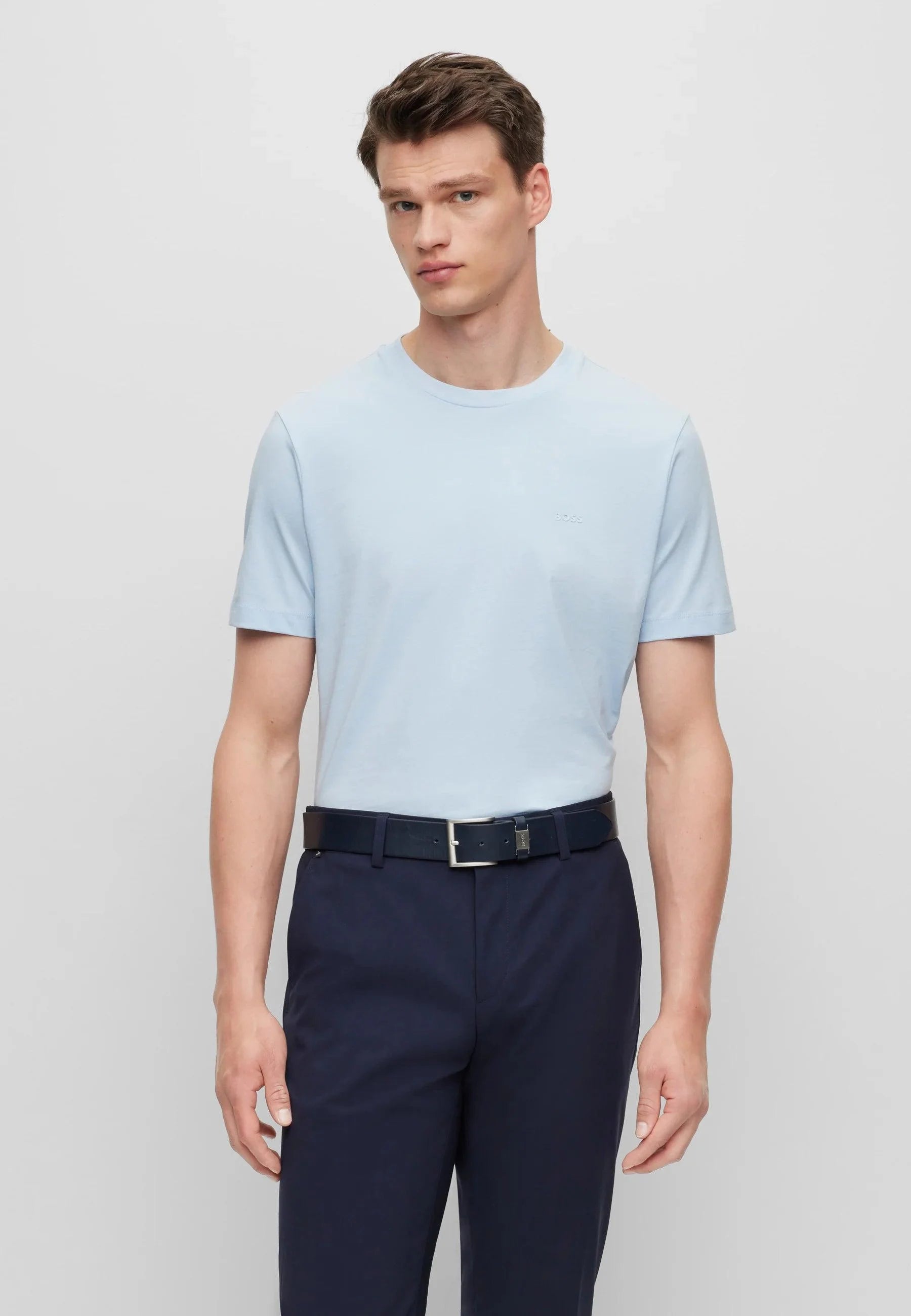 tshirt-boss-homme-bleu-50468347450-face
