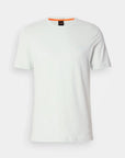 tshirt-boss-homme-bleu-a-plat