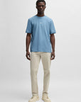 tshirt-boss-homme-bleu-clair-porte