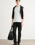 tshirt-boss-homme-bleu-porte