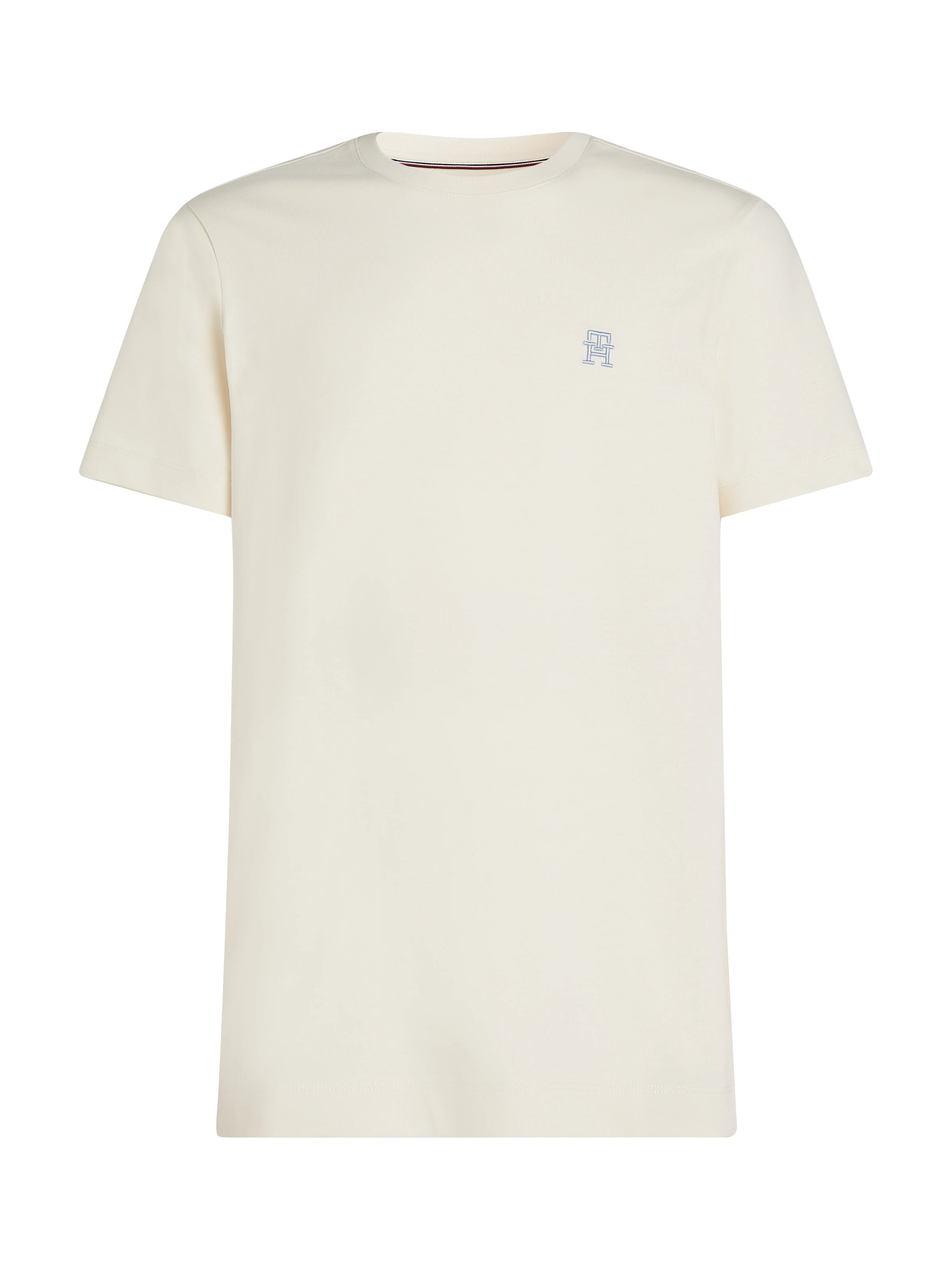 tshirt-coton-homme-tommy-hilfiger-mw0mw39256z00-plat-face