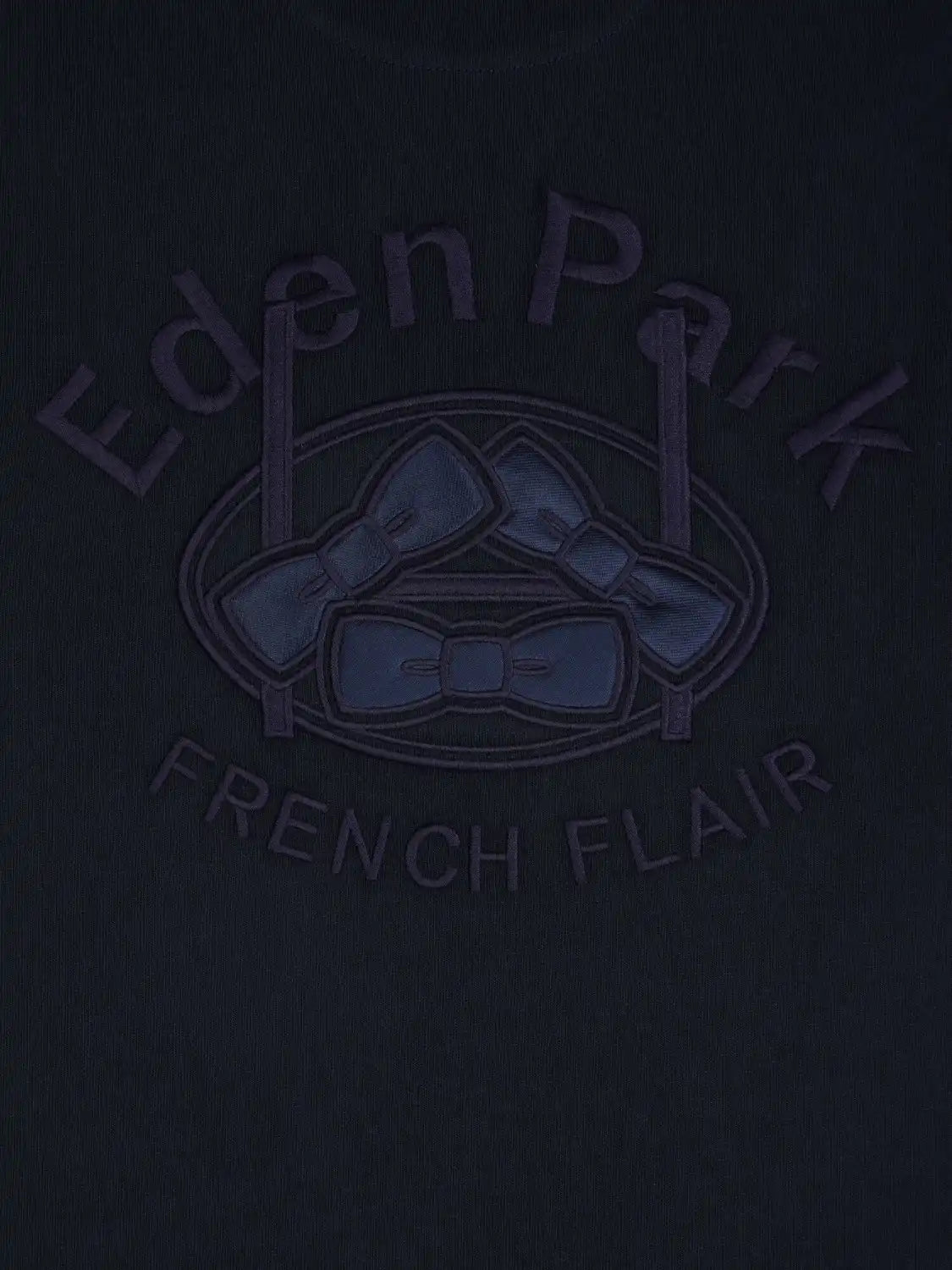 tshirt-eden-park-bleu-logo-h26maitc0015blf