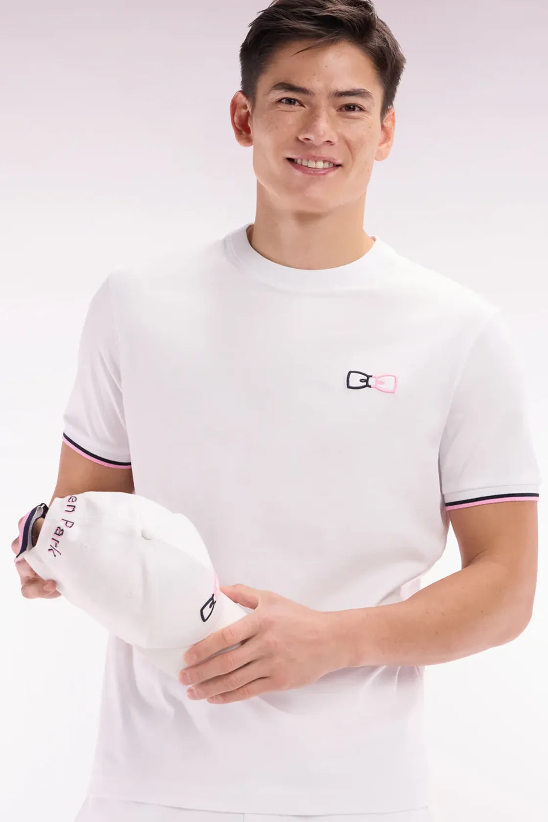 tshirt-eden-park-homme-blanc-porte