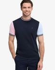 tshirt-eden-park-marine-face-h26maitc0015blf