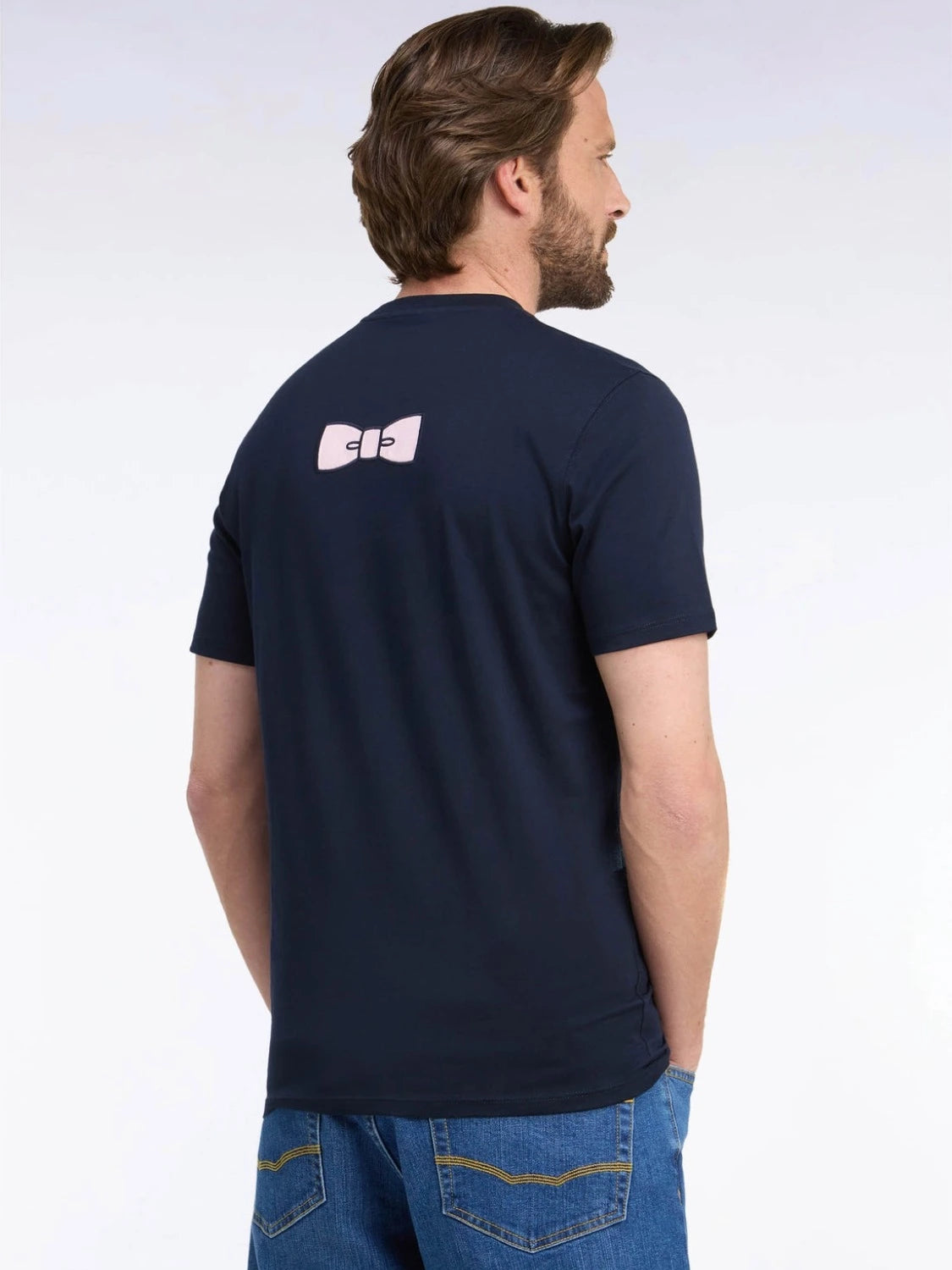 tshirt-eden-park-marine-homme-H26MAITC0006BLF-dos