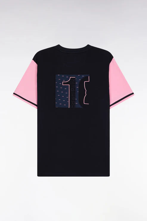 tshirt-eden-park-marine-homme-a-plat