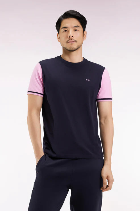 tshirt-eden-park-marine-homme-face