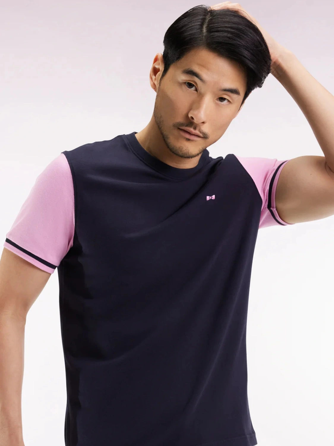 tshirt-eden-park-marine-rose-homme-face-zoom