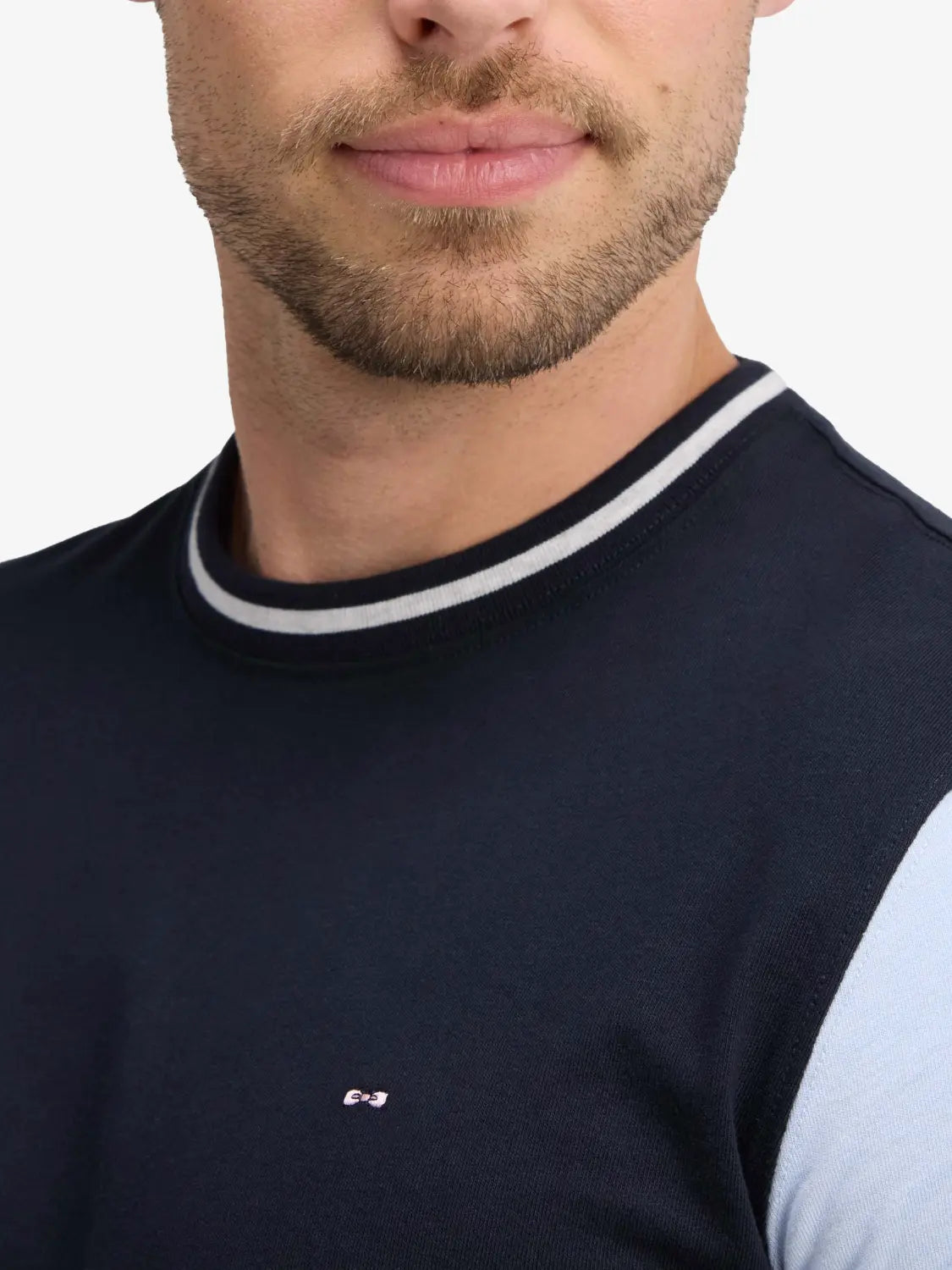 tshirt-eden-park-marine-zoom-h26maitc0015blf