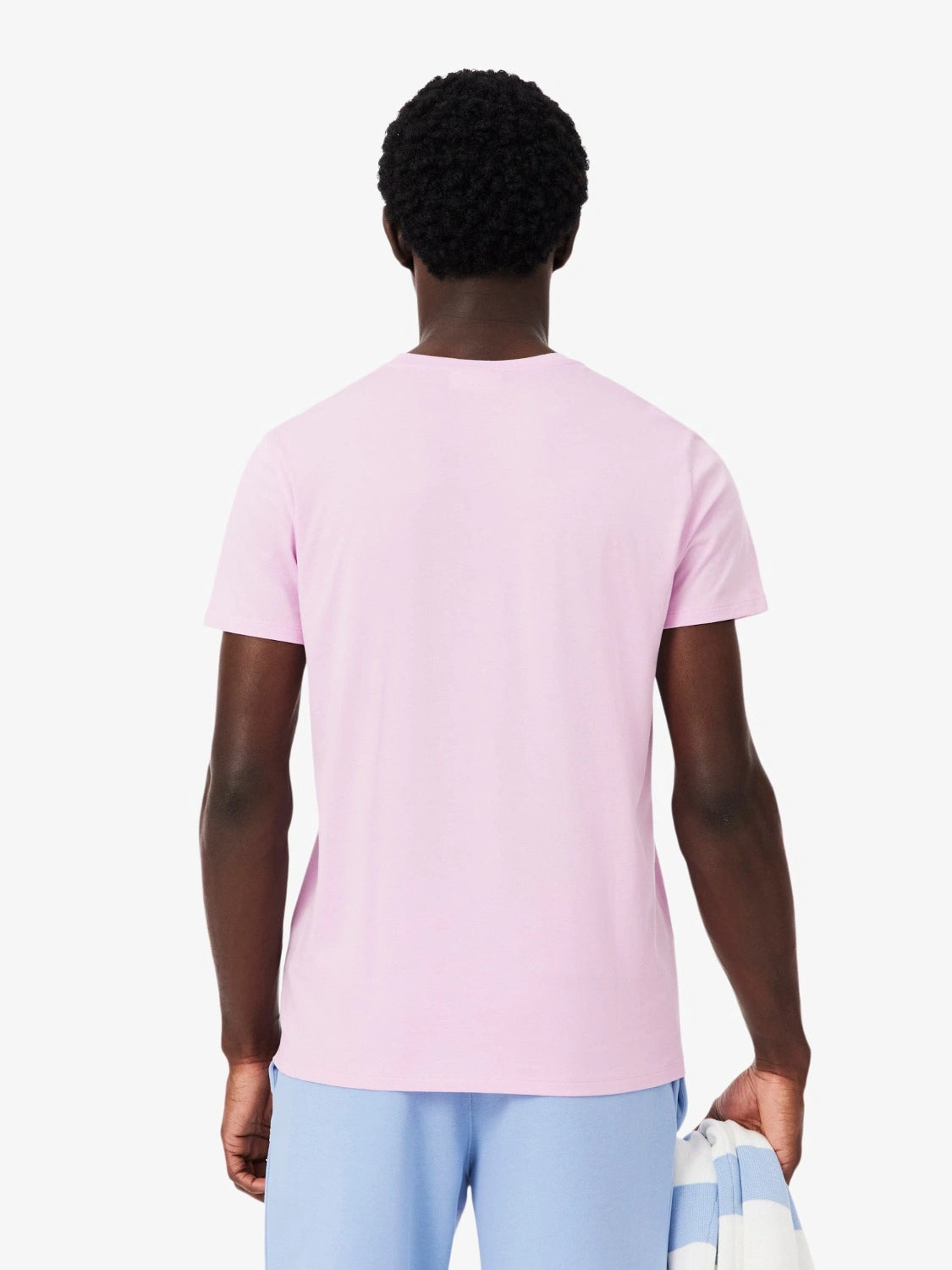 tshirt-lacoste-rose-homme-TH6709-00 Z4H-dos