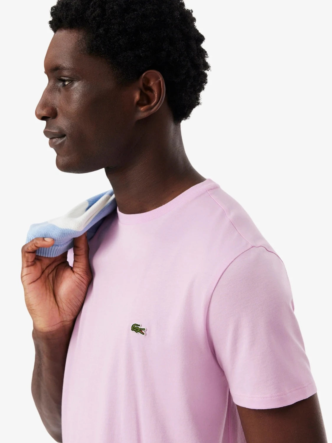 tshirt-lacoste-rose-homme-TH6709-00 Z4H-zoom