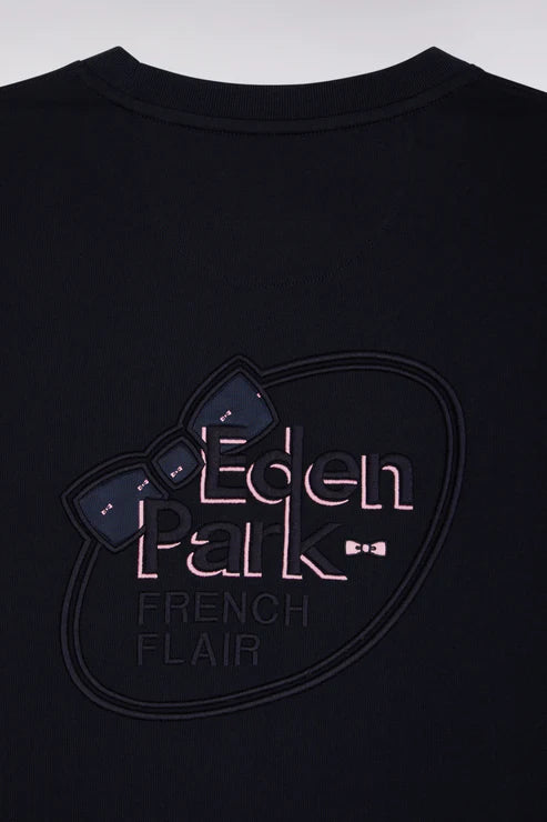 tshirt-manches-longues-eden-park-marine-homme-a-plat-zoom