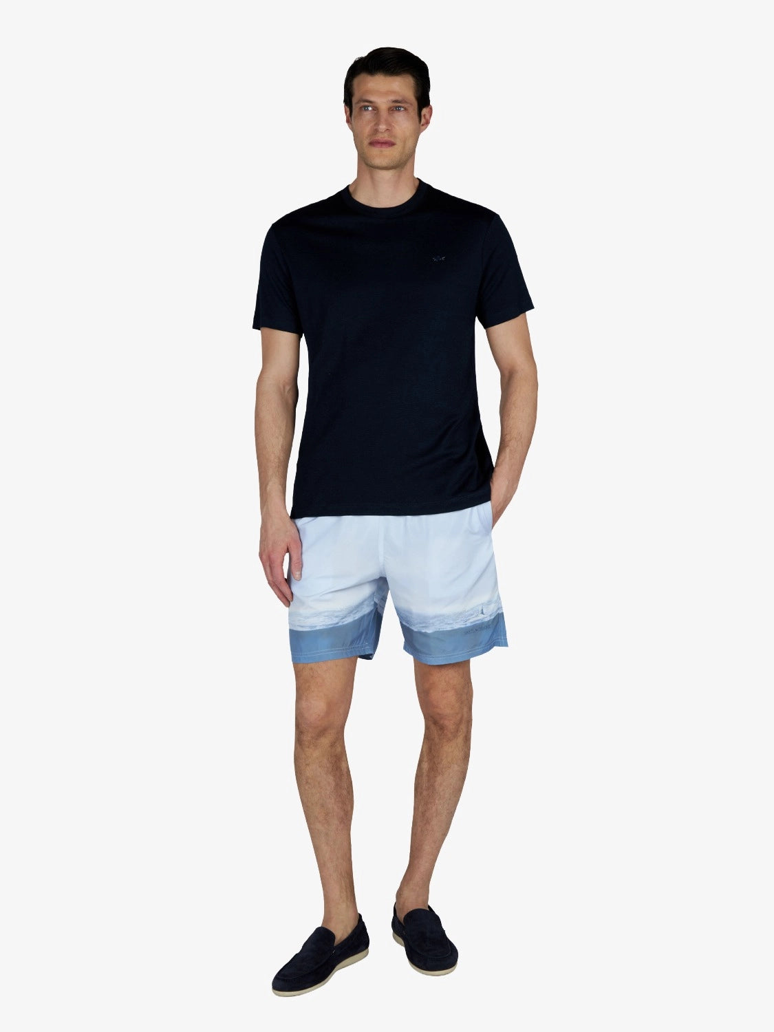 tshirt-paul-shark-marine-homme-25411026 013-porte