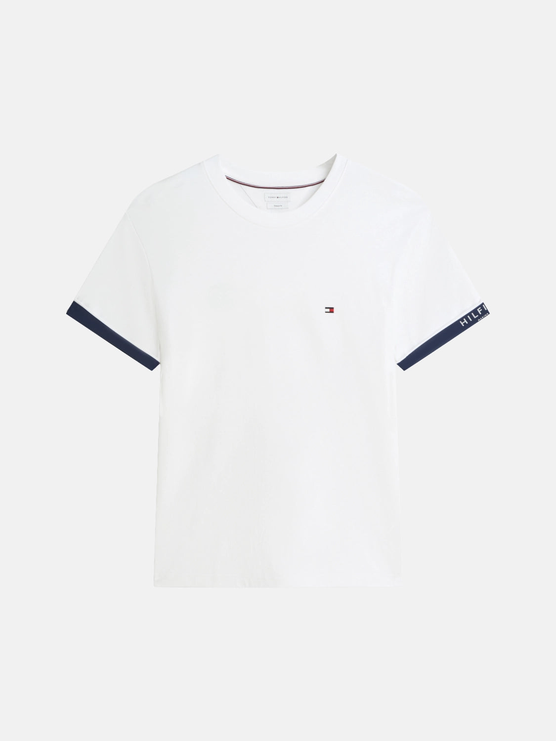 tshirt-tommy-hilfiger-blanc-coton-a-plat