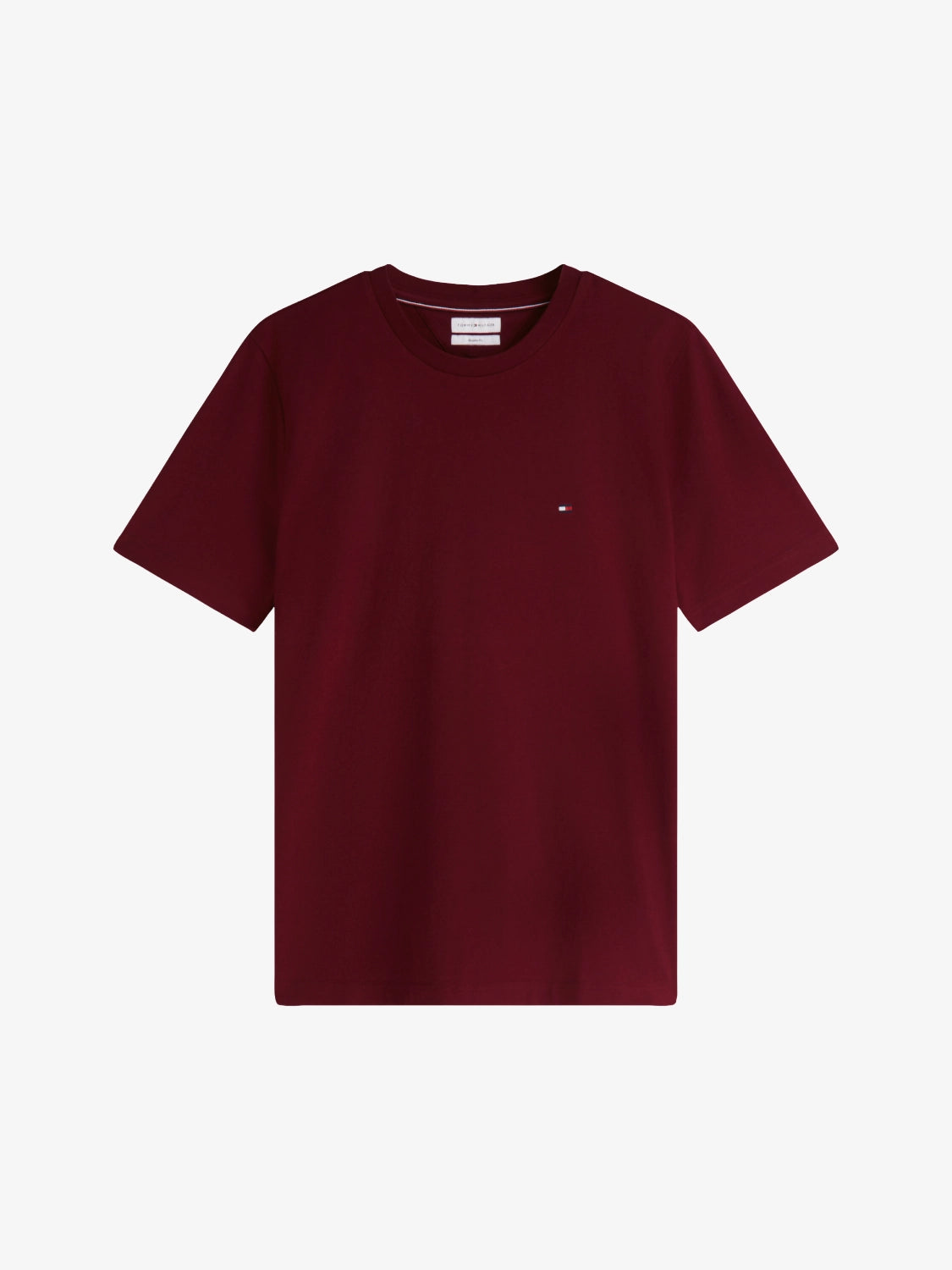 tshirt-tommy-hilfiger-bordeaux-a-plat-mw0mw39995vlp