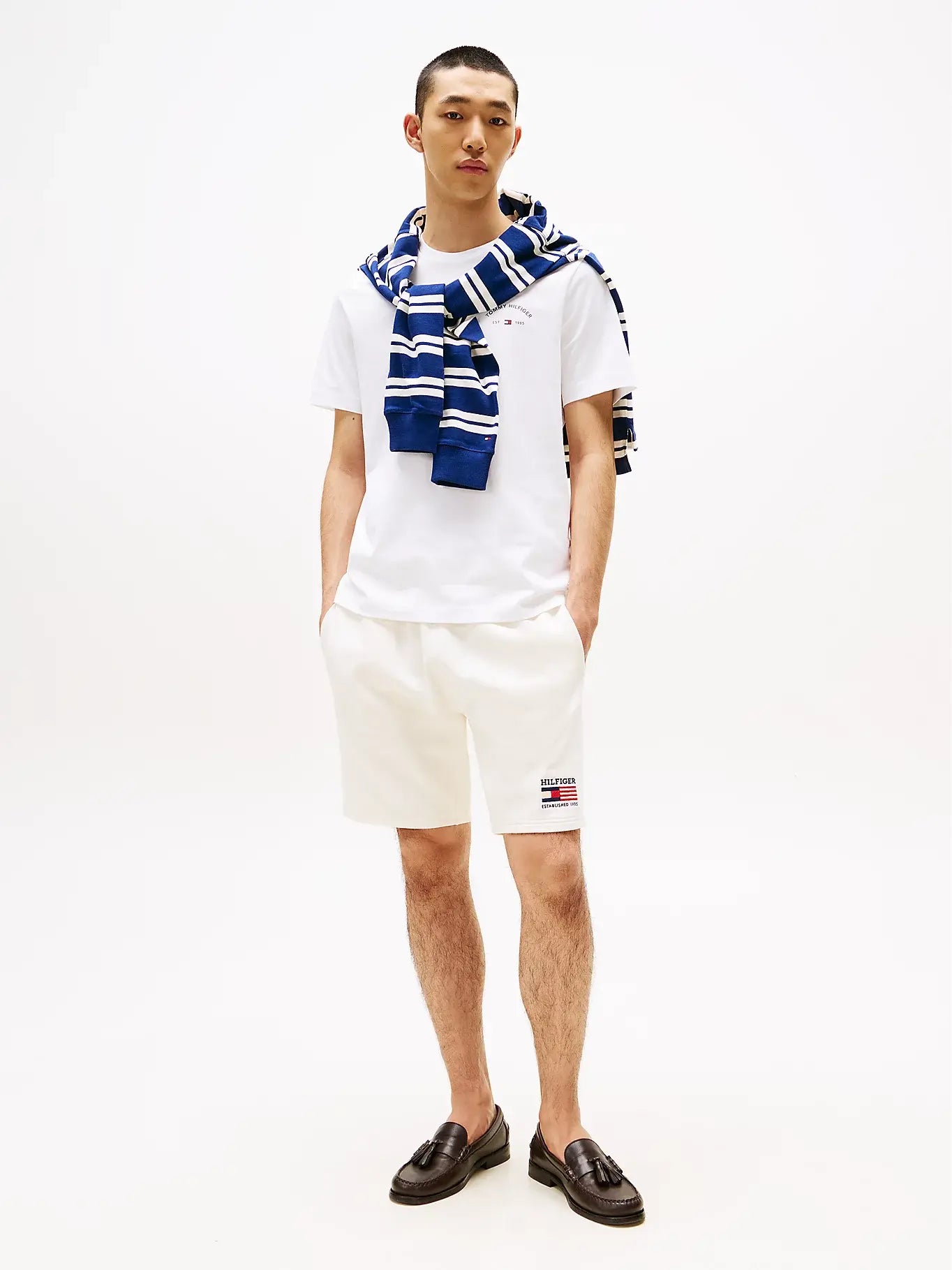 tshirt-tommy-hilfiger-homme-blanc-porte