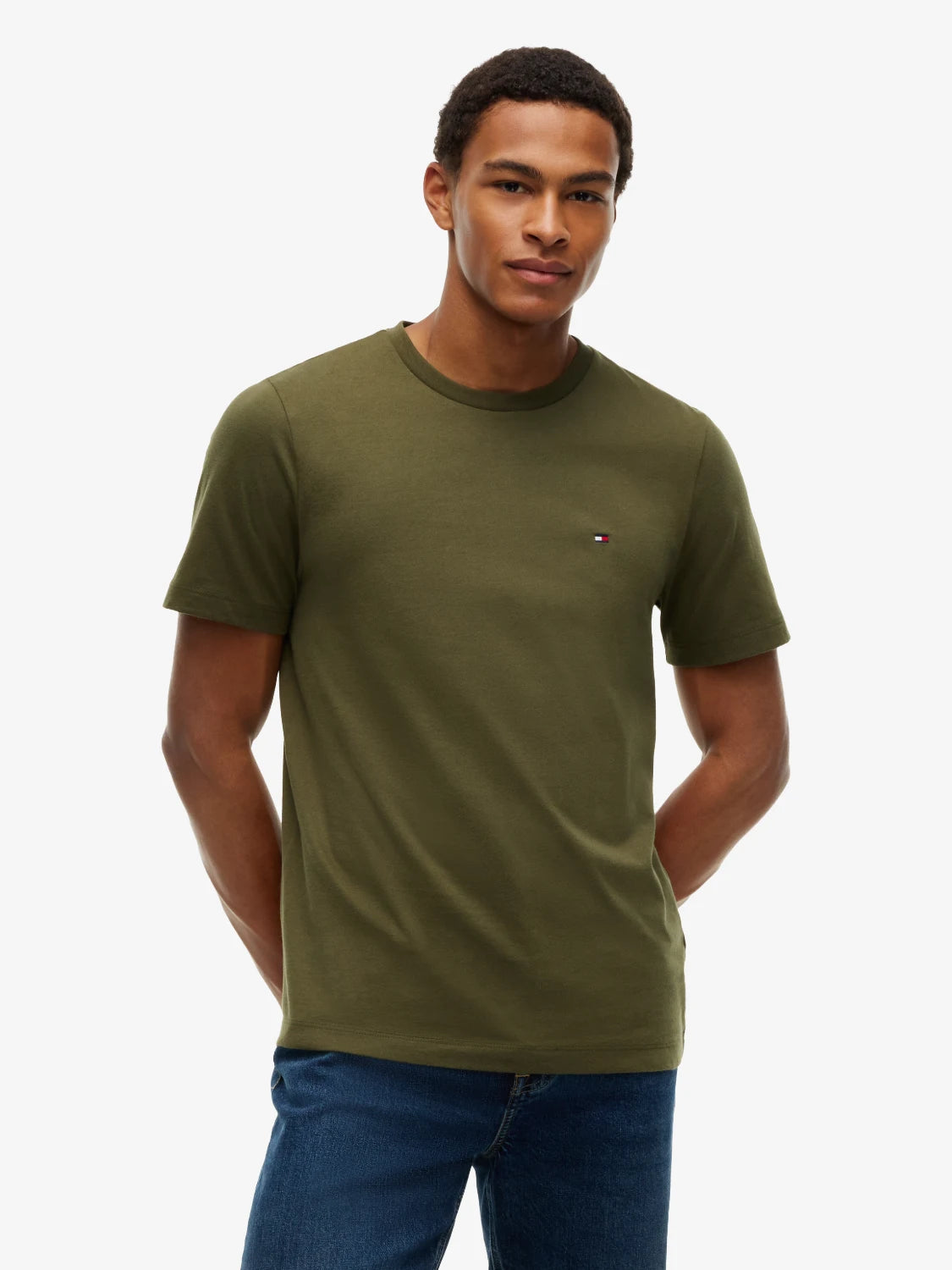 tshirt-tommy-hilfiger-kaki-face-mw0mw39995mt1