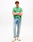 tshirt-tommy-hilfiger-vert-mw0mw39995l3j-porteface